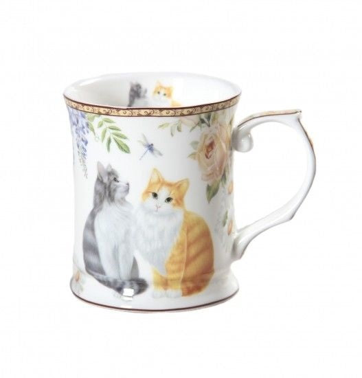 New 1pc Pet Cat Kitten Mug Cup 415cc Fine Bone China w Box Birthday Xmas Gift