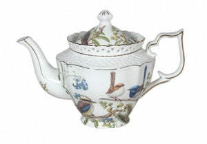 Australian Birds Teapot 1L Fine Bone China Tea Pot Kookaburra&Blue Wren Gift Box