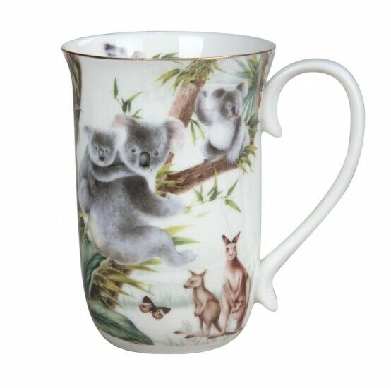 New Fine Bone China Australian Wildlife Coffee Tea Mug w Handle Cup Koala 405cc