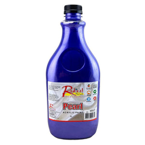 Radical Paint Pearl Colour Acrylic Paint Washable Student Bulk Art Paint Violet 2L