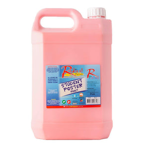 Student Poster Paint Acrylic Washable Paint Bulk Kids School Project Art Pink 5L