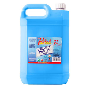 Student Poster Paint Acrylic Washable Paint Bulk Kids School Project Art Cobalt Blue 5L