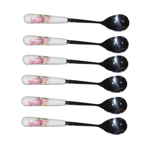 6pc Australian Bird Cockatoo spoons Dessert spoons Gift Box Cutlery Xmas Gift