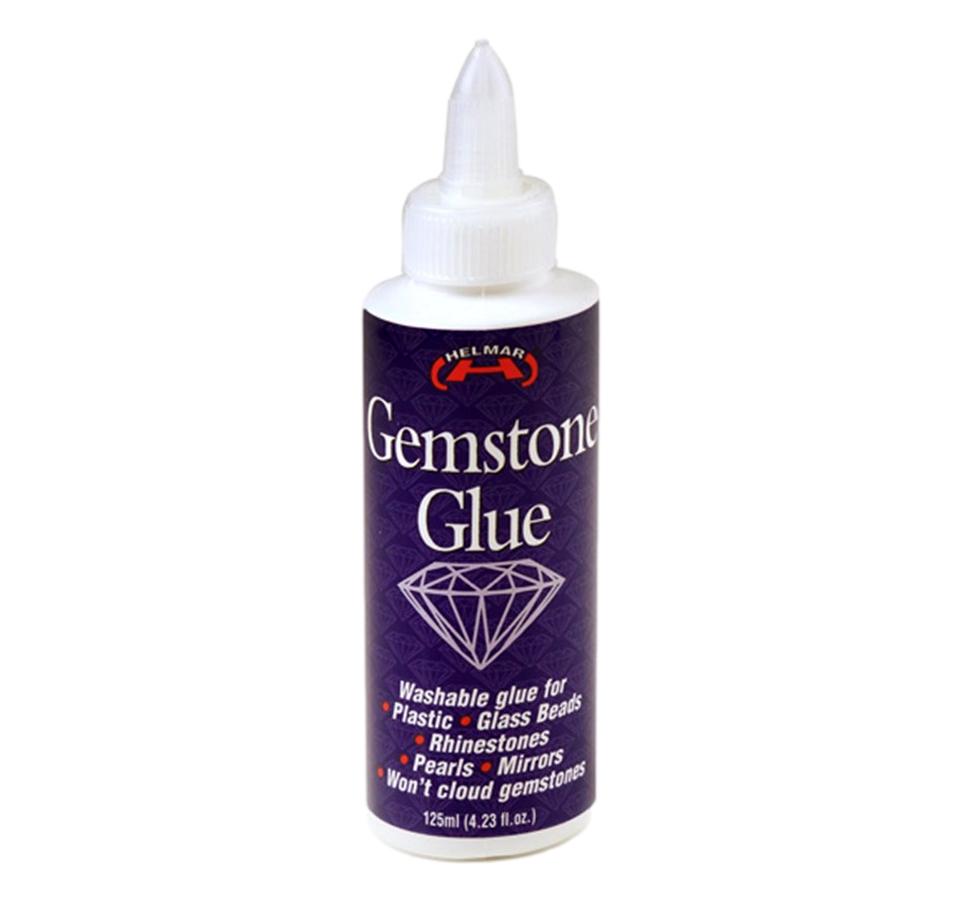 Helmar Gemstone Glue Craft Glue F Plastic Glass Beads Rhinestones Pearls125ml