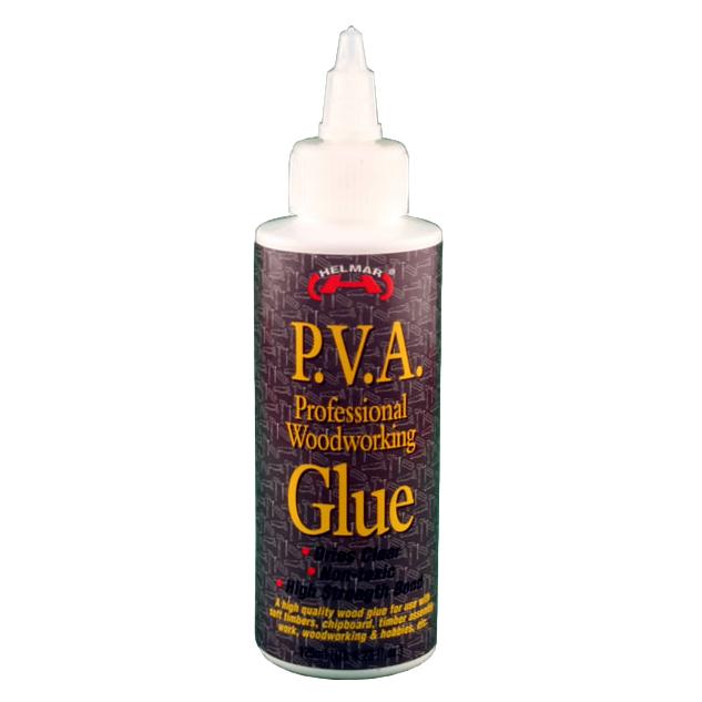 Helmar PVA Woodworking Glue Clear Craft Glue Tradesman Wood Timber 125ml