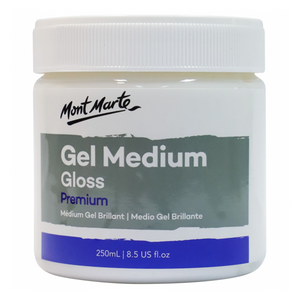 Mont Marte Premium Gel Medium Gloss 250ml Artist Craft Arts