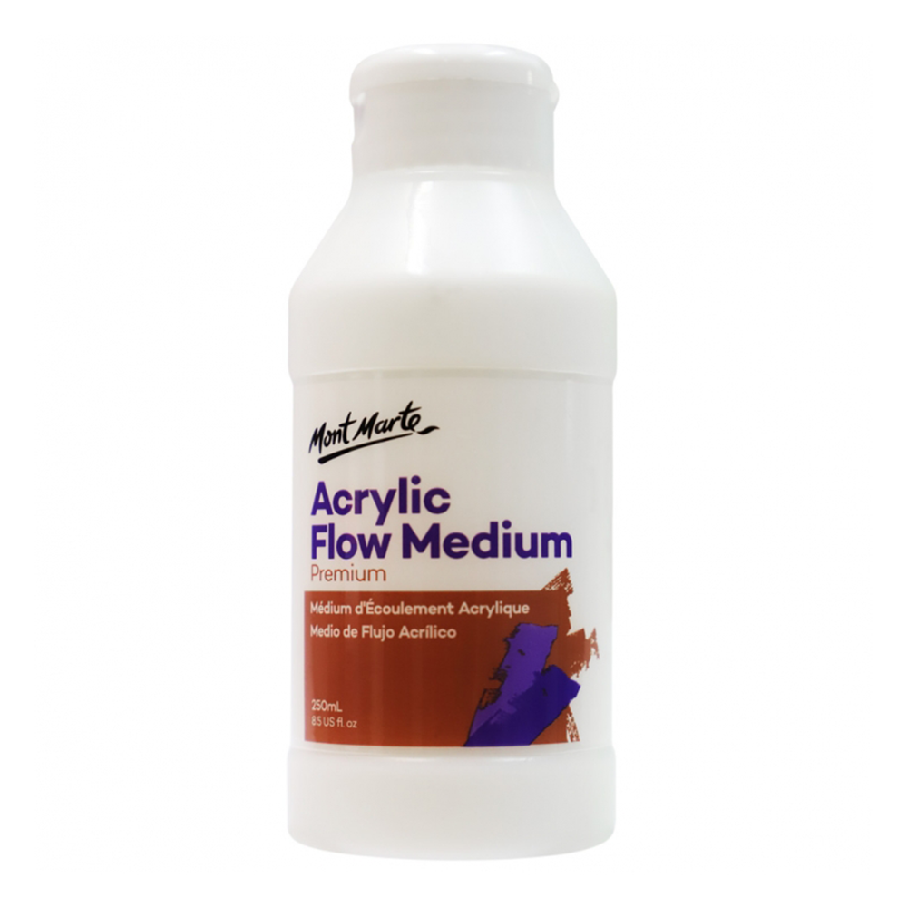 Acrylic Flow Medium 250ml Acrylic Paint Medium Mont Marte