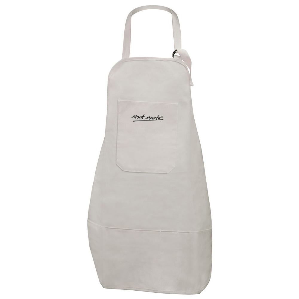 Mont Marte Artist Apron Heavy Duty Calico Adults Art Apron 100%Cotton w 5Pockets