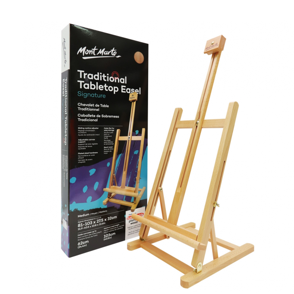 Mont Marte Traditional Desk Easel Artist Easel Artist Elm Desk Easel Art Supply