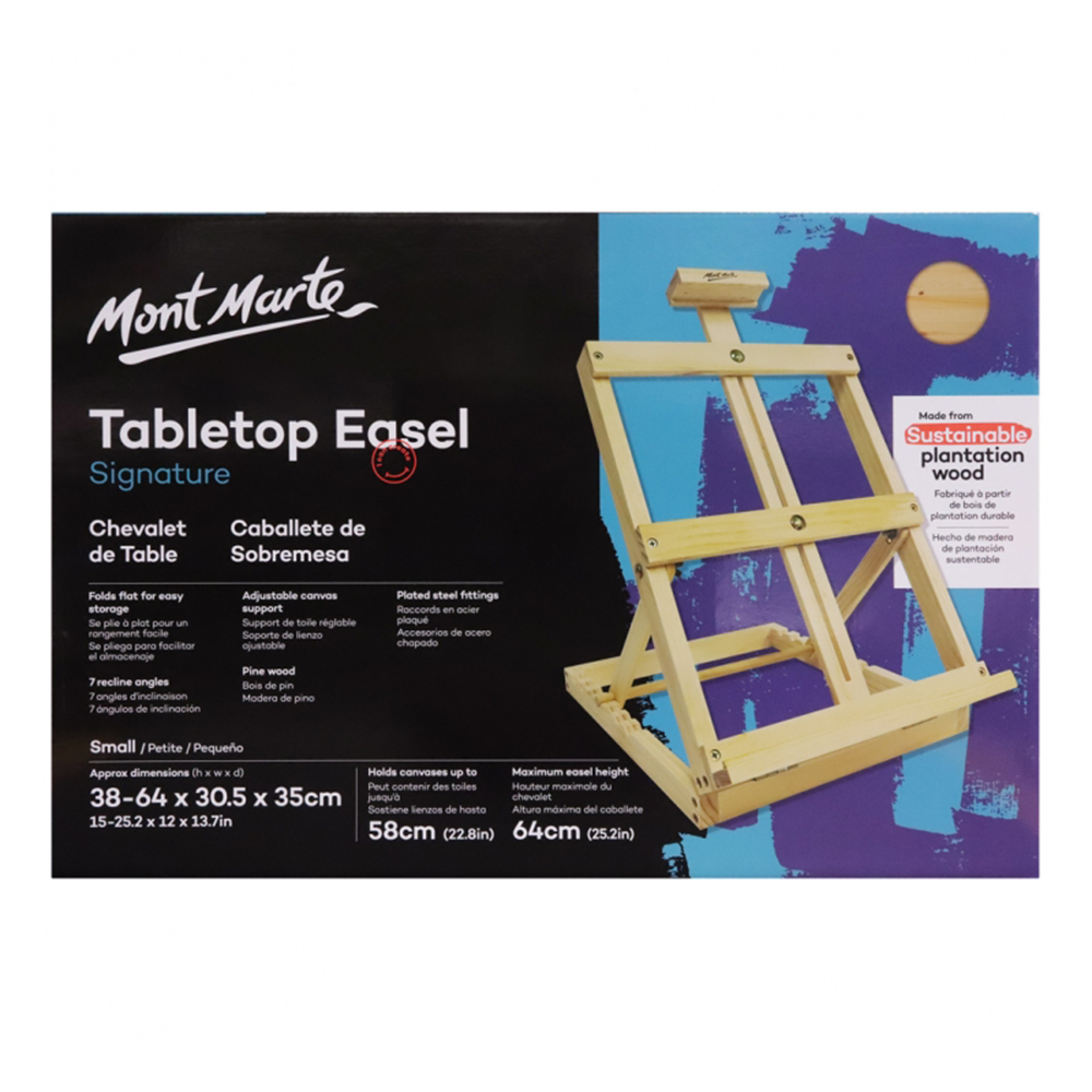 Mont Marte Desk Easel Signature Tabletop Easel Small Easel Artist Art Supply