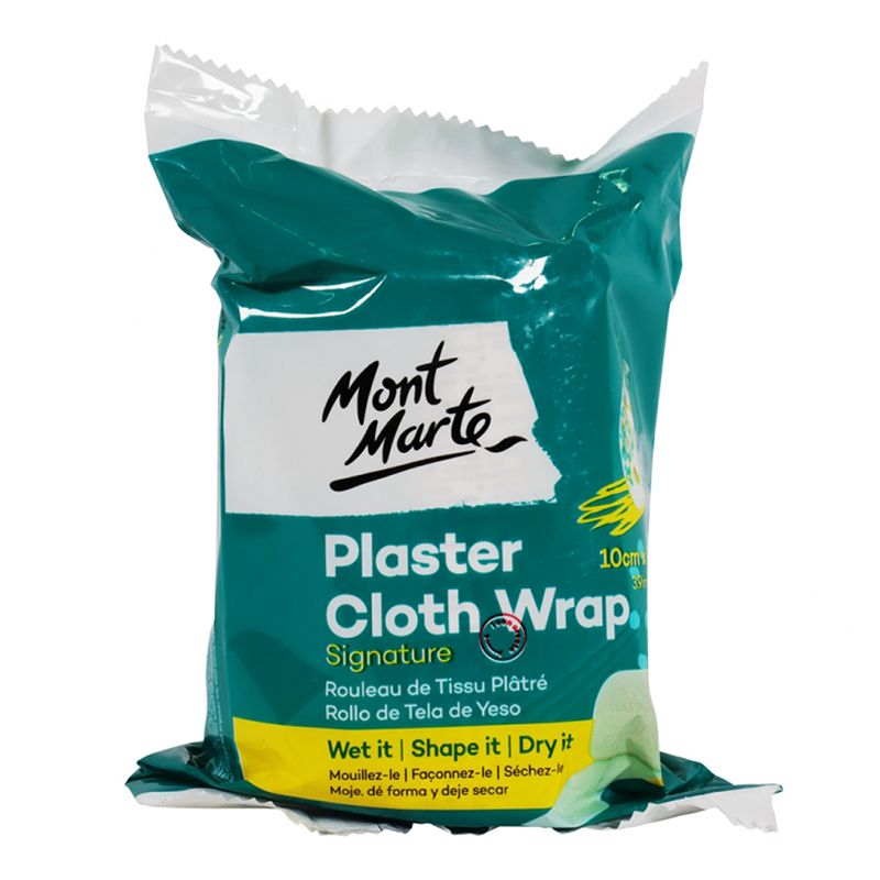 Mont Marte Plaster Cloth Wrap 10cm X 4.5m Arts Craft Supply