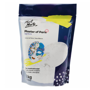 Mont Marte Plaster of Paris 1KG Casting Moulding Sculpting Project Craft Art