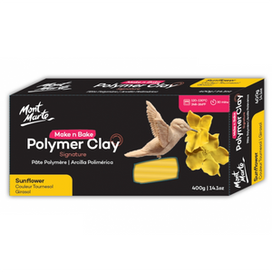 Polymer Clay 400g Modelling Clay Make n Bake Mont Marte Sunflower