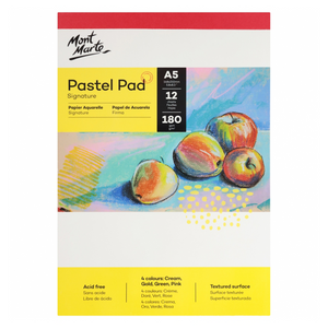 Mont Marte Pastel Pad A5 Sketching Drawing Paper Pad 4 Colours Art Supply