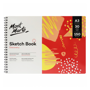 Mont Marte Sketch Book Pad A3 30 Sheet 150 gsm Drawing Painting Art Craft