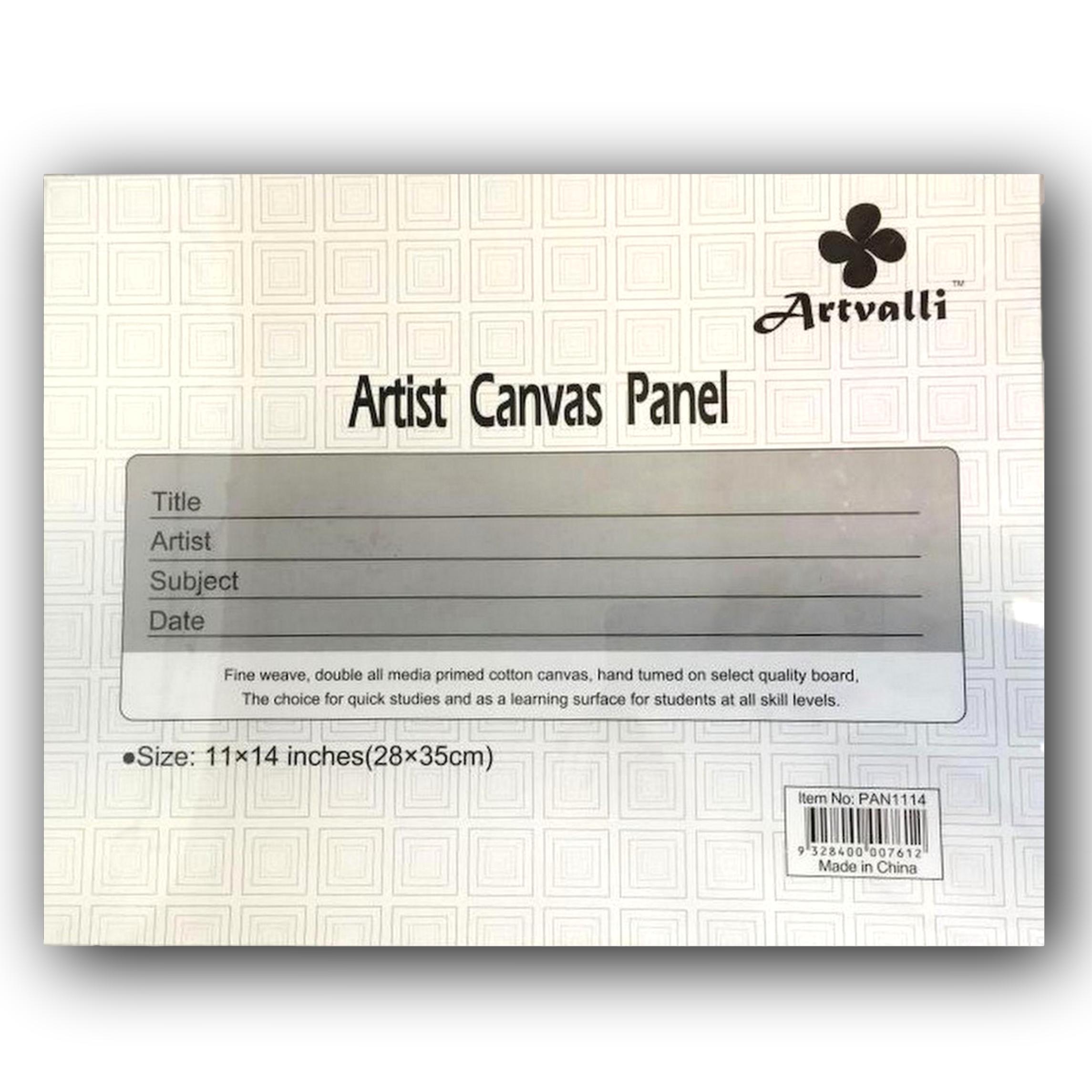 Blank Canvas Panels 11" x 14" Artist Canvas Panel Board Wholesale Bulk Arts