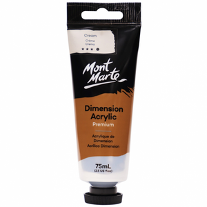 Mont Marte Premium Dimension Acrylic Paint 75ml - Cream