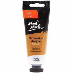 Mont Marte Premium Dimension Acrylic Paint 75ml - Orange