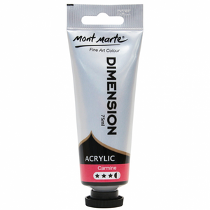 Mont Marte Premium Dimension Acrylic Paint 75ml - Carmine