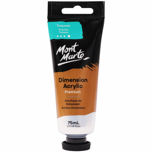 Mont Marte Premium Dimension Acrylic Paint 75ml - Turquoise