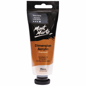 Mont Marte Premium Dimension Acrylic Paint 75ml - Terre Verte