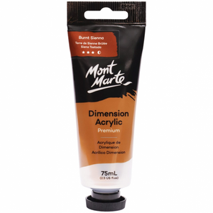 Mont Marte Premium Dimension Acrylic Paint 75ml - Burnt Sienna