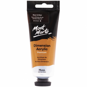 Mont Marte Premium Dimension Acrylic Paint 75ml - Raw Umber