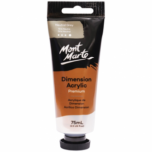 Mont Marte Premium Dimension Acrylic Paint 75ml - Neutral Grey