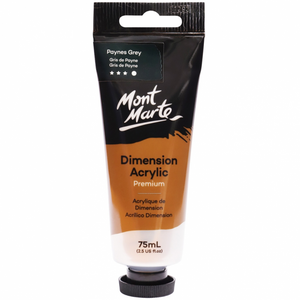 Mont Marte Premium Dimension Acrylic Paint 75ml - Paynes Grey