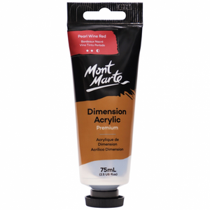 Mont Marte Premium Dimension Acrylic Paint 75ml - Pearl Wine Red