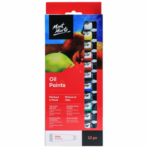 Mont Marte Oil Paint Set 12pc x 12ml