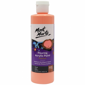 Mont Marte Pouring Acrylic Paint  240ml - Coral