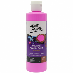 Mont Marte Pouring Acrylic Paint 240ml - Hot Pink