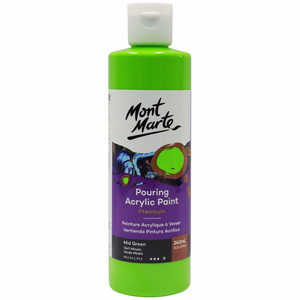 Mont Marte Pouring Acrylic Paint 240ml - Mid Green