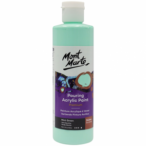 Mont Marte Pouring Acrylic Paint 240ml - Mint Green