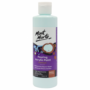 Mont Marte Pouring Acrylic Paint 240ml - Lt Aquamarine