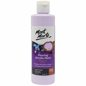 Mont Marte Pouring Acrylic Paint 240ml - Light Purple