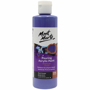 Mont Marte Pouring Acrylic Paint 240ml - Dark Purple