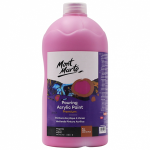 Mont Marte Pouring Acrylic Paint 1L - Magenta