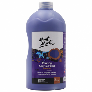 Mont Marte Pouring Acrylic Paint 1L - Dark Purple