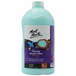 Mont Marte Pouring Acrylic Paint 1L - Mint Green