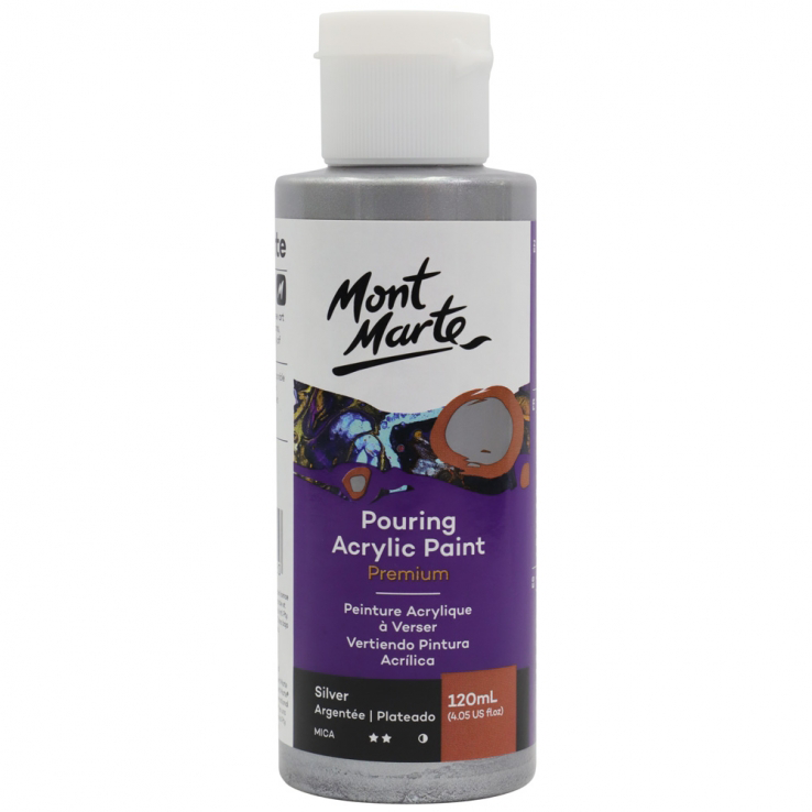 Mont Marte Pouring Acrylic Paint 120ml - Gold