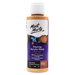 Mont Marte Pouring Acrylic Paint 120ml – Rose Gold