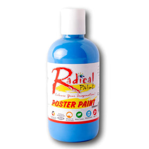 Radical Poster Paint 250ml Cobalt Blue Student Craft Paint Made in Australia