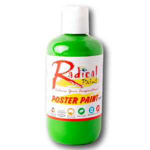 Radical Poster Paint 250ml Leaf Green Student Craft Paint Made in Australia