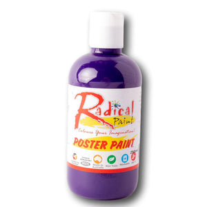 Radical Poster Paint 250ml Purple Student Craft Paint Made in Australia