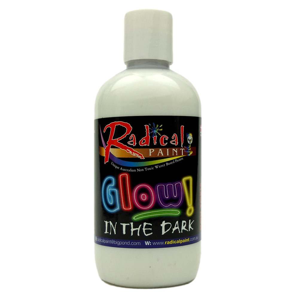 Radical Paint Glow In The Dark Acrylic Paint Painting Water Based 250ml