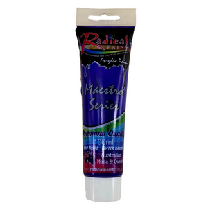 Acrylic Paint Ultramarine 100ml Radical Maestro Series Made in Australia