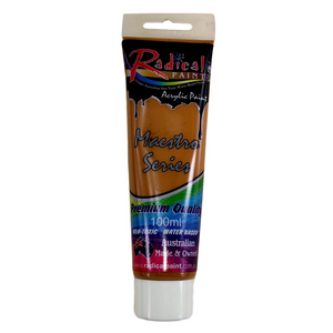 Acrylic Paint Raw Sienna 100ml Radical Maestro Series Made in Australia