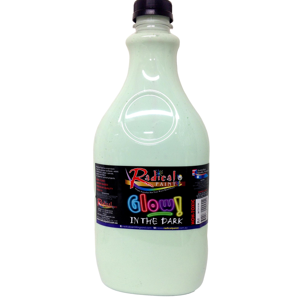 Radical Paint Glow In The Dark Acrylic Paint Painting Water Based 2L